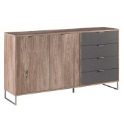 Denver-komoda-Hrast-kalaj-Antracit